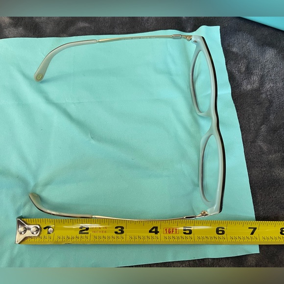 Tiffany & Co Eyeglasses Frames - Brown with Blue Inside - Picture 5 of 11